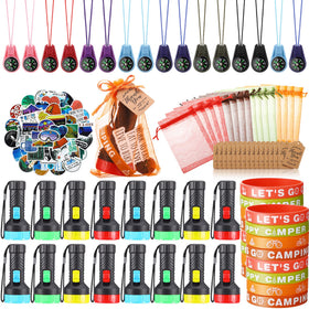 Fumete camping bracelets: durable silicone wearables for party favors.