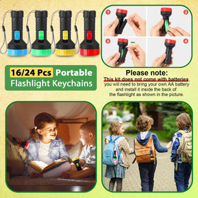Fumete mini flashlight keychains: compact lighting for night events.