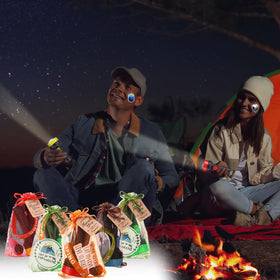 Fumete full camping favors set: complete kit for themed celebrations.