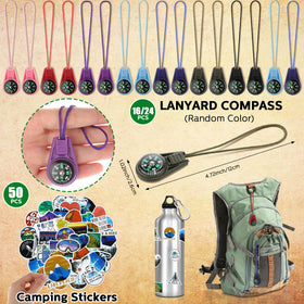 Fumete mini compasses: sturdy navigation tools for outdoor activities.