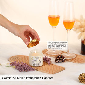 Fumete candle burning in a cozy room creates a relaxing atmosphere.