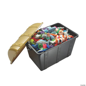 Fun Express treasure chest with secure snap-on lid keeps rewards safe