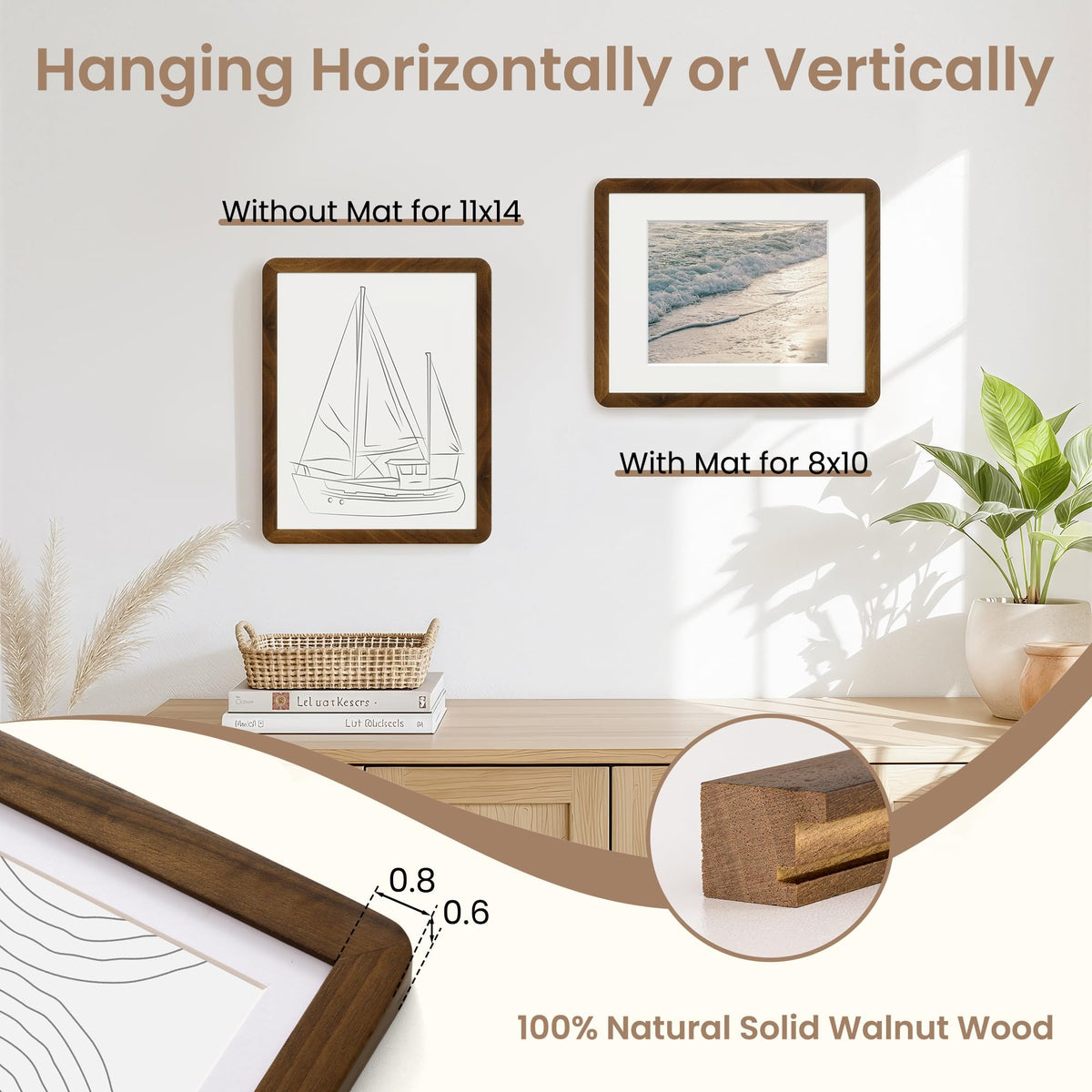 Fun Memories solid wood frame with mortise and tenon joints ensures enduring durability.