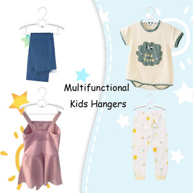 Funamily stackable design helps maximize small closet space.
