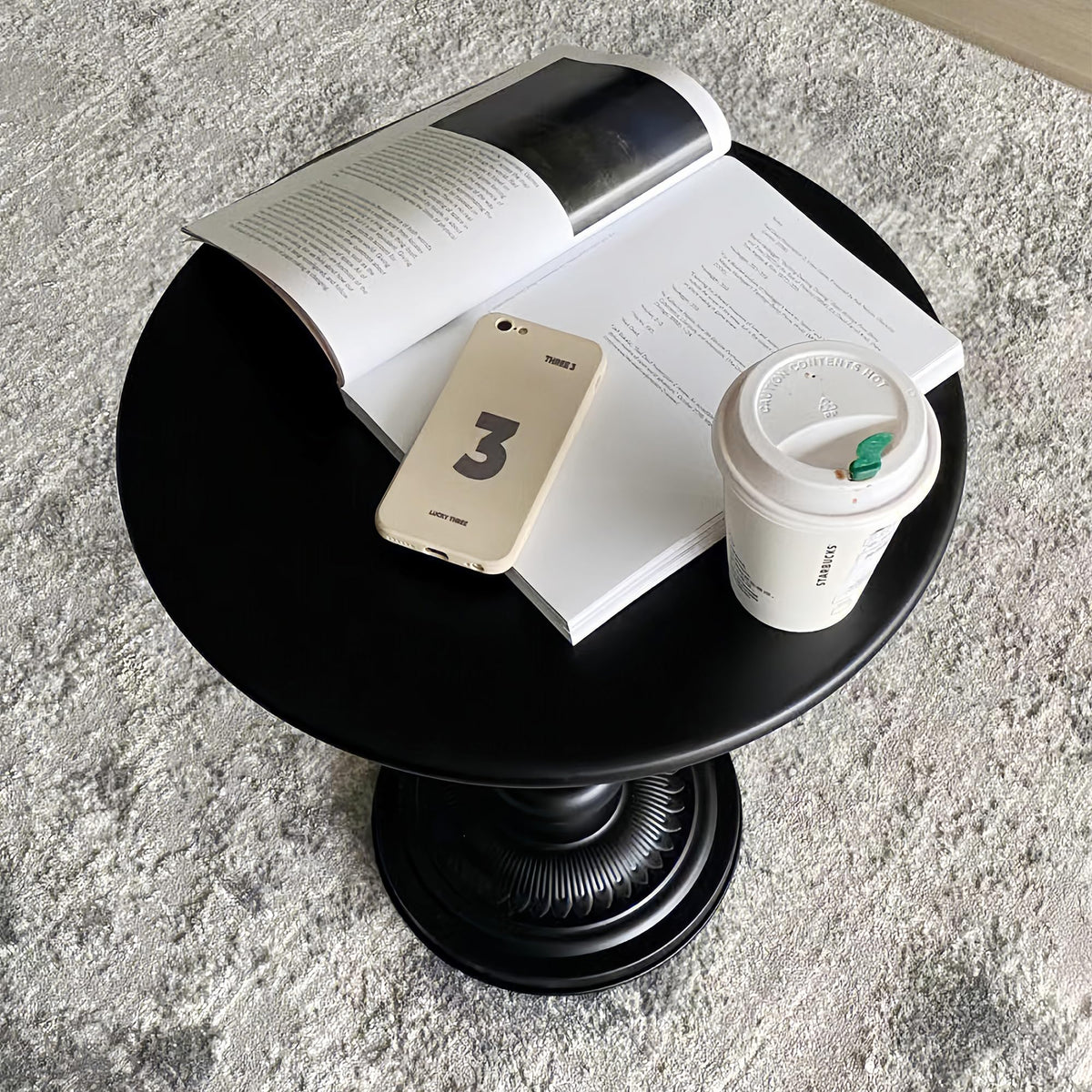 Versatile accent table suitable for living rooms and porches