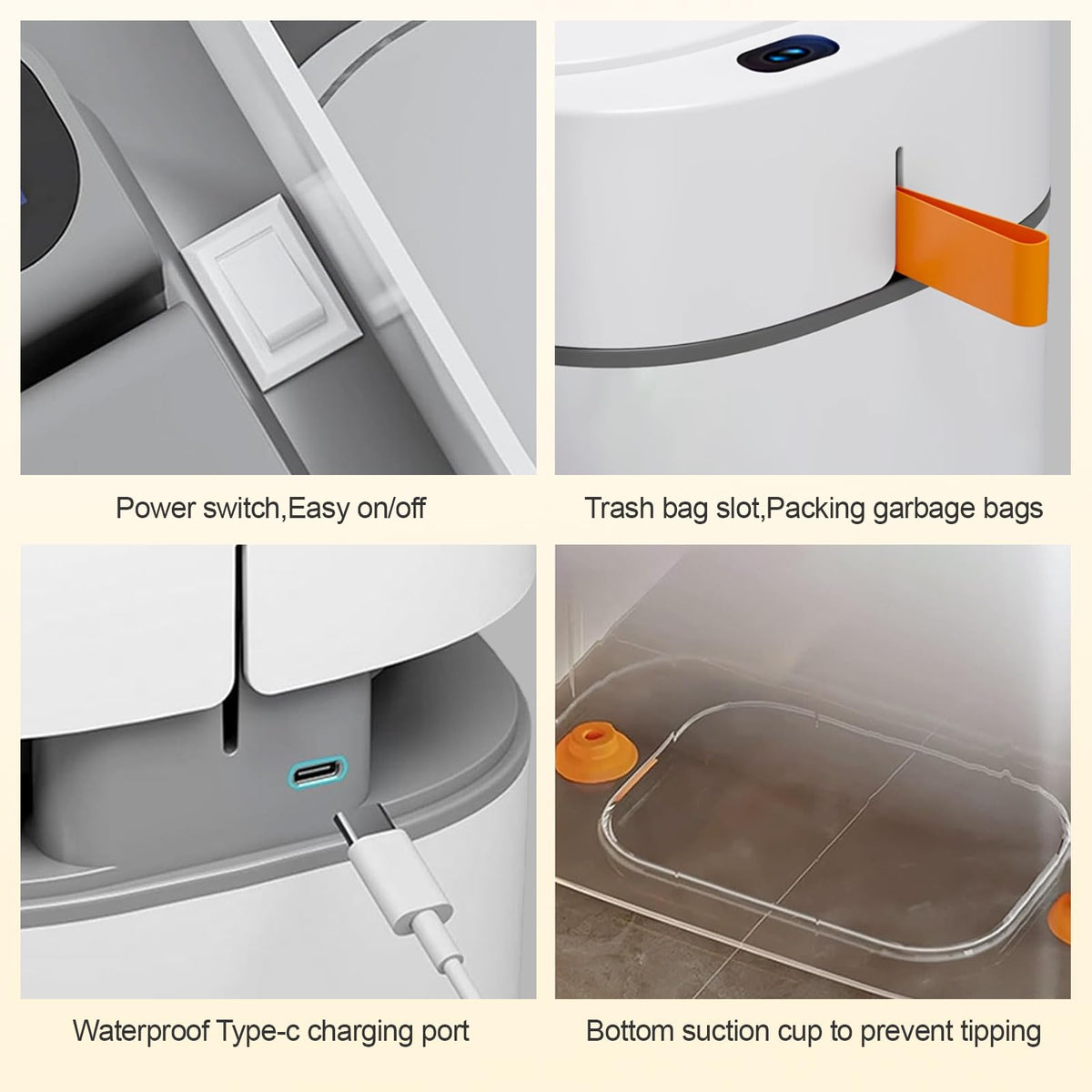 Funest motion sensor enables touchless waste disposal in modern spaces