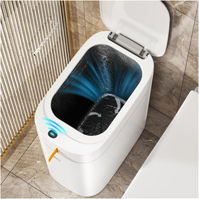 Funest smart trash can lid opens with motion for hands-free use