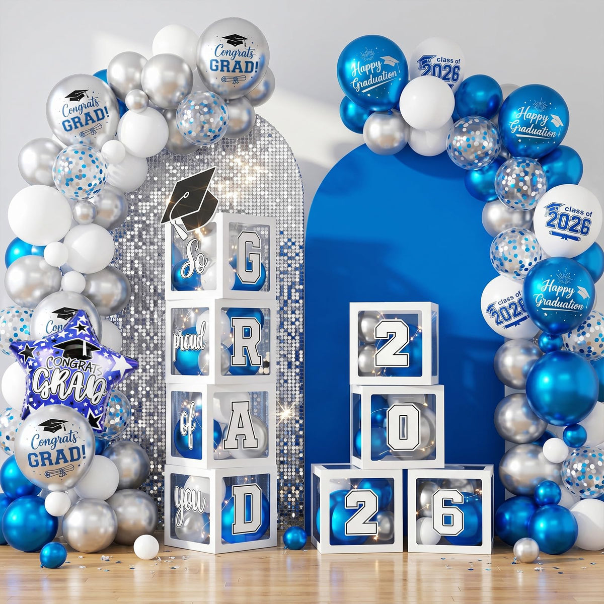 FunHot cardstock sign Grad for bold graduation messaging