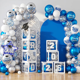 FunHot cardstock sign Grad for bold graduation messaging