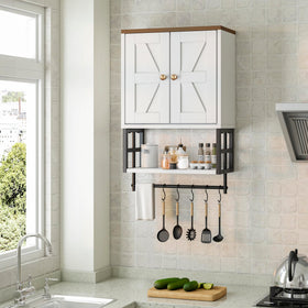 Pre-drilled holes and included hardware simplify installation.