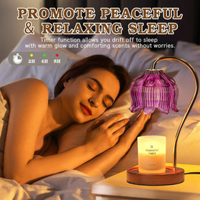 Funistree vintage-style candle warmer enhances bedroom decor