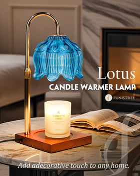 Funistree candle warmer lamp height adjustment for versatile jar sizes
