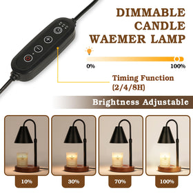 Funistree Candle Warmer Lamp brightness control for tailored scent intensity