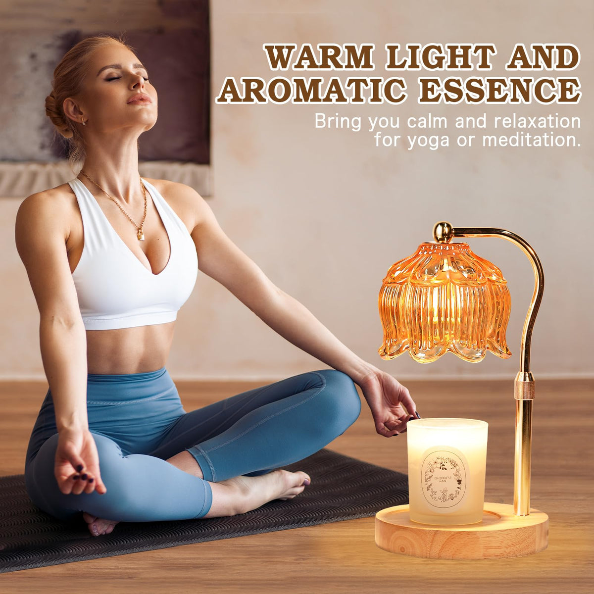 Funistree candle warmer lamp energy saving option reduces wax waste
