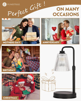Gift-ready Funistree warmer with crystal stripe packaging for gifting occasions.