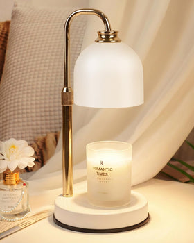 Funistree candle warmer lamp with timer on base melts wax safely