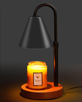 Funistree Candle Warmer Lamp with timer and dimmable brightness for customizable fragrance