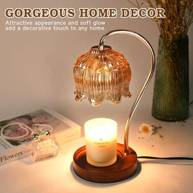 Funistree dimmable candle warmer adjustable brightness for mood