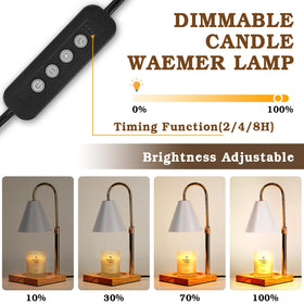 Funistree electric candle warmer in a bedroom setting