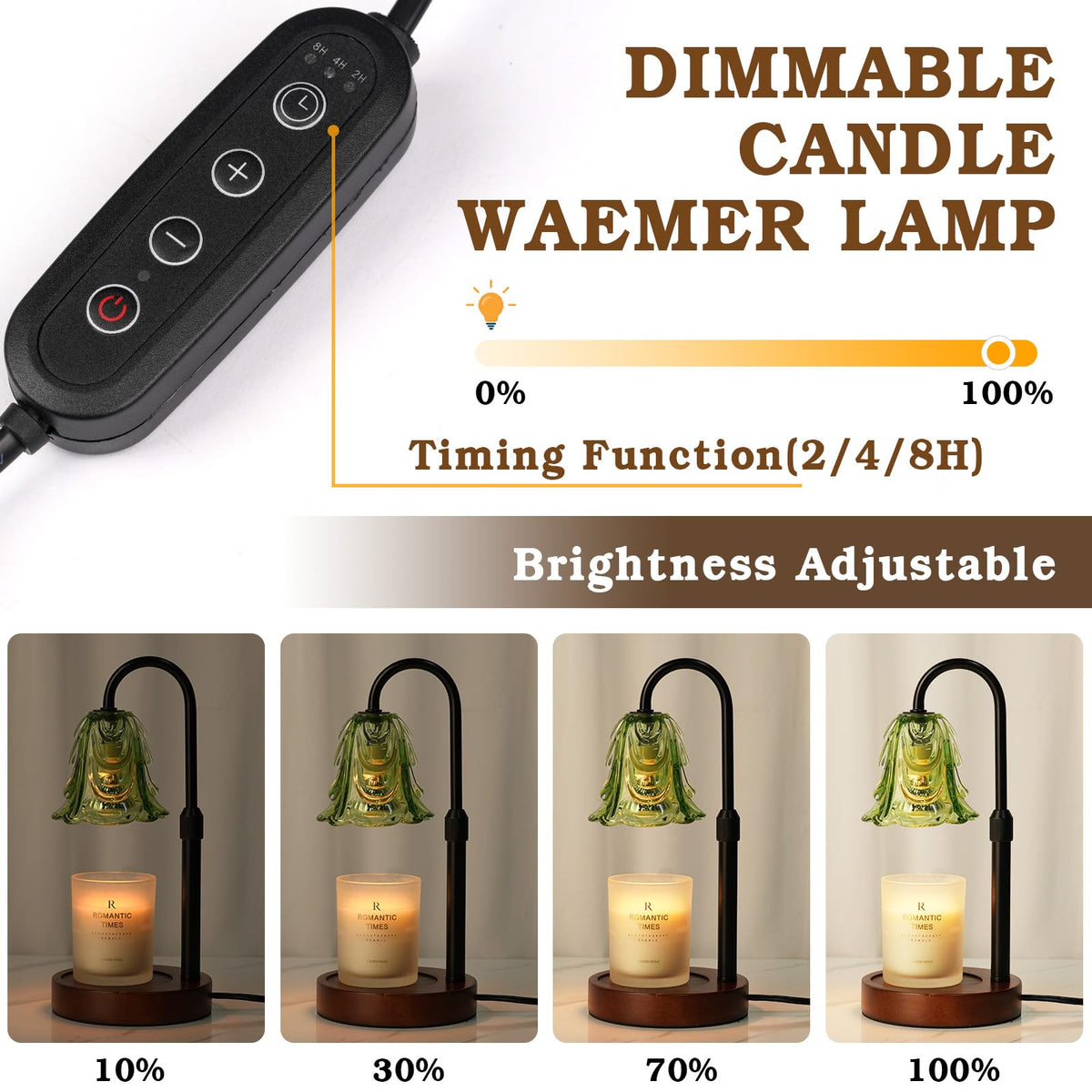 Funistree flower-inspired candle warmer providing cozy fragrance without flame