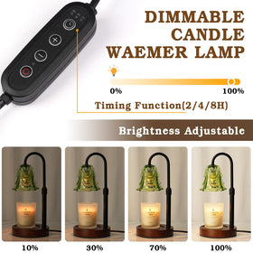 Funistree flower-inspired candle warmer providing cozy fragrance without flame