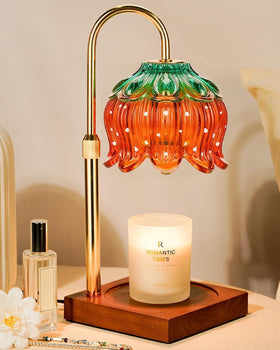 Funistree Strawberry Candle Warmer Lamp base with stable platform for safe heating