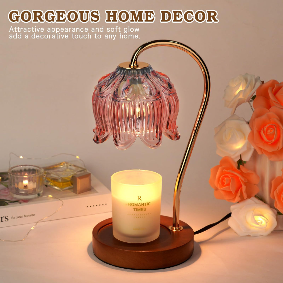 Funistree two-bulb design enhances even wax warming for consistent fragrance.