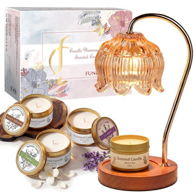 Funistree wax warmer melts from the top for fast and even fragrance release.