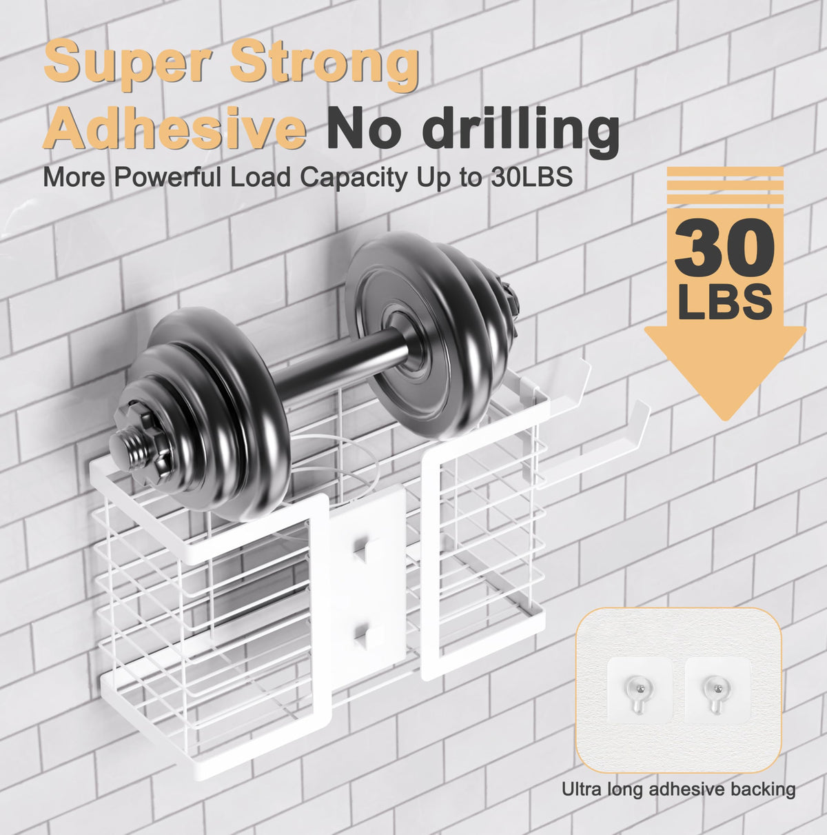FUNKYLEE durable steel construction resists rust and looks sleek.