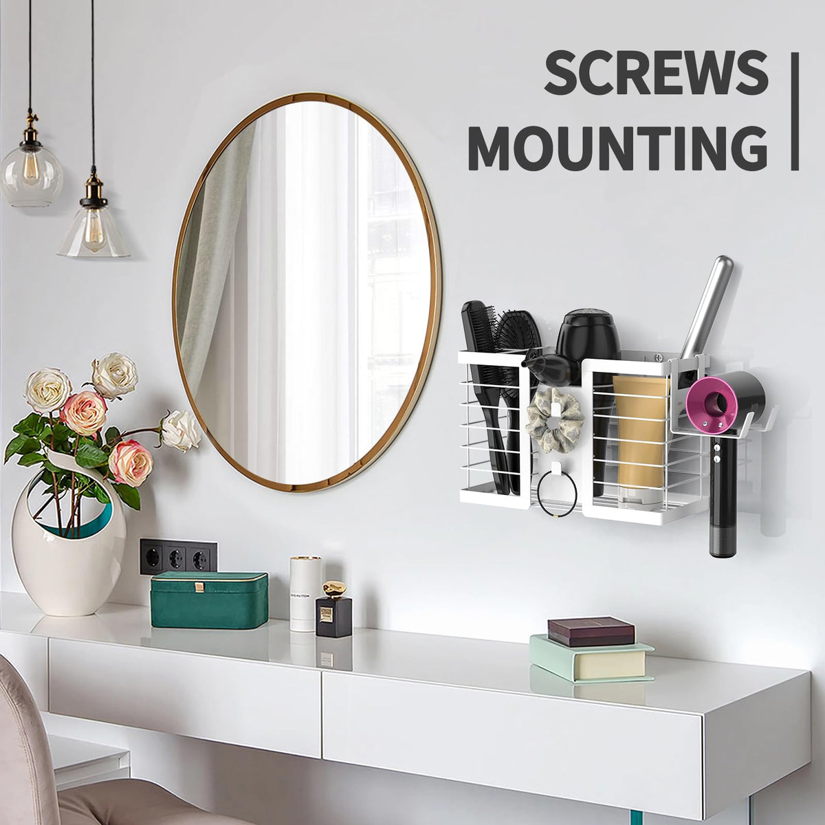 FUNKYLEE installation options include self-adhesive or drilling for flexibility.