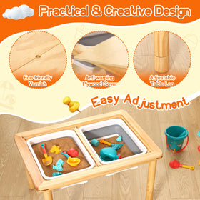 FUNLIO sensory table ready for indoor and outdoor play with safe construction