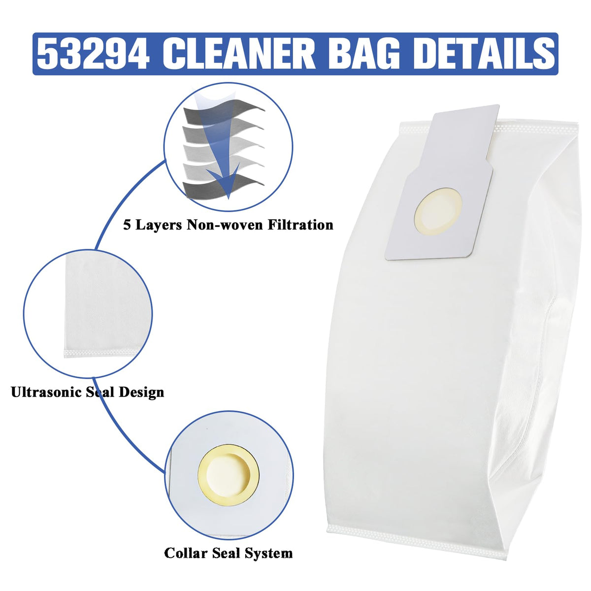Cloth design maintains airflow while capturing dust effectively