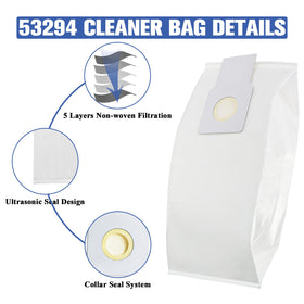 Cloth design maintains airflow while capturing dust effectively