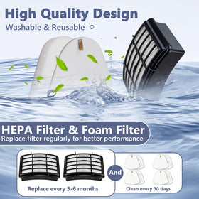 Funmit ultra-thick felt filters close-up helps dust collection