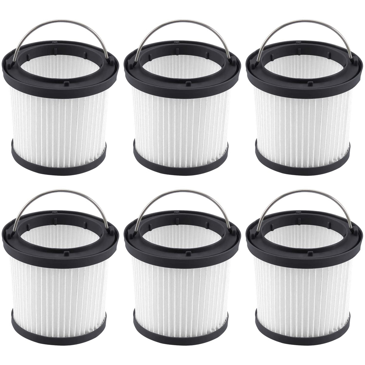 Funmit PVF110 filter packaging six-pack for quick replacements.