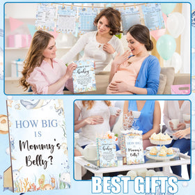 Funnymoom how big is mommy belly sign adds a fun measuring element