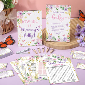Funnymoom how big is mommy's belly sign invites playful guessing among guests.
