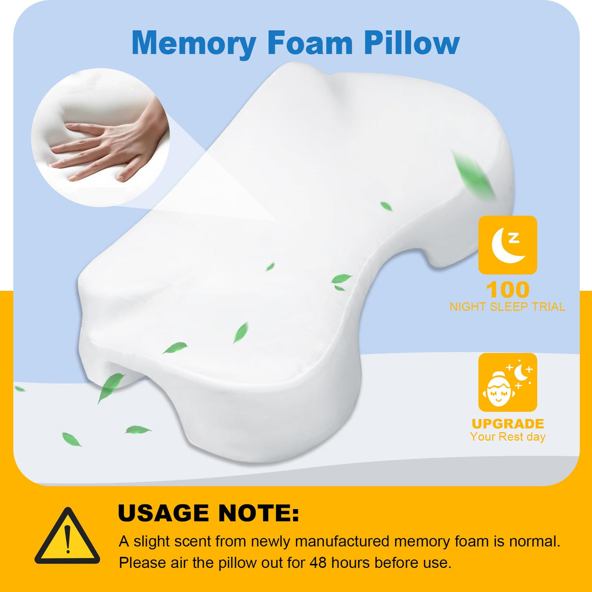 Funpkoser memory foam core adapts to curves for support