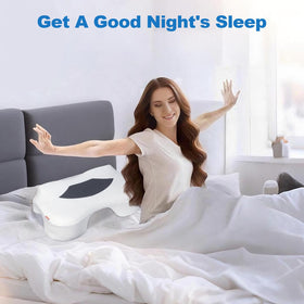 Funpkoser multi-use pillow folds into knee support for comfort
