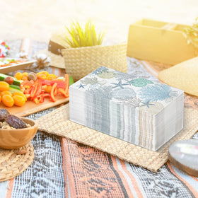 Funrous disposable paper napkins offer soft touch and quick cleanup.
