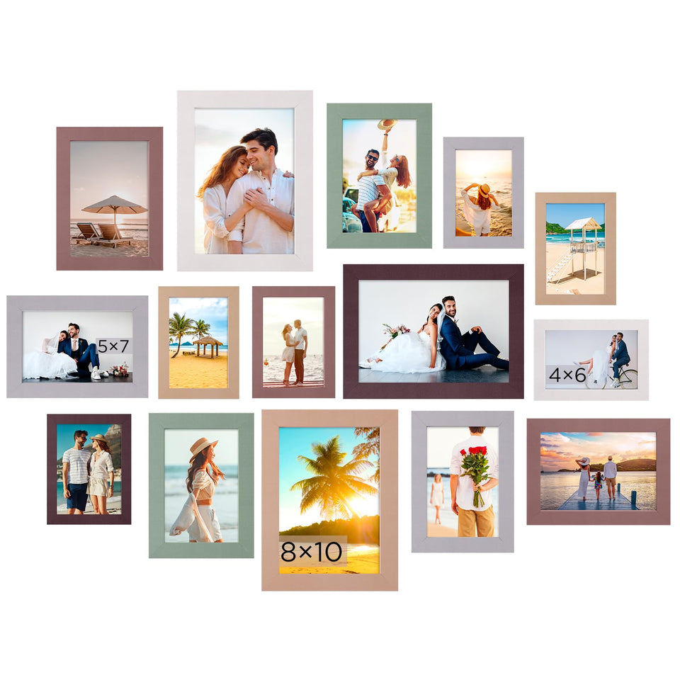 Funtopia gallery wall frames set for cohesive home display