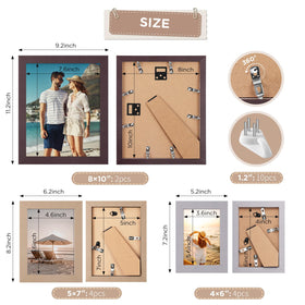 Funtopia frames suitable for wall mounting or tabletop display