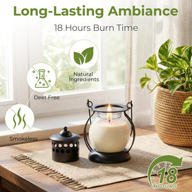 FUNXIM soy-wax candles deliver long burn times for outdoor gatherings