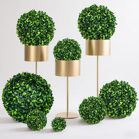Funzhan wedding decor topiary ball adds elegant greenery