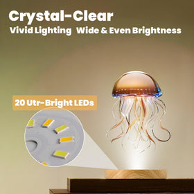 FuoiCorn Wood LED Base projects a 120 degree beam across pieces.