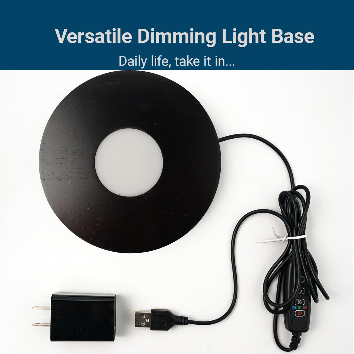 FuoiCorn 10-level dimming lets you tailor brightness for delicate art.
