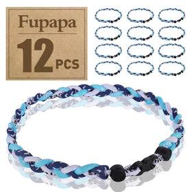 Fupapa baseball necklace close-up beads, durable and vibrant for game day.