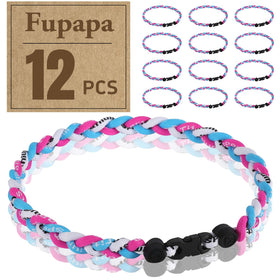 Fupapa pink 18-inch baseball necklace for comfortable team wear