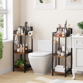 FURFUN rustic brown finish adds farmhouse charm to bath and kitchen