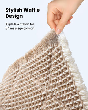 Furicher long bathroom rug dries quickly to keep baths and laundry spaces tidy